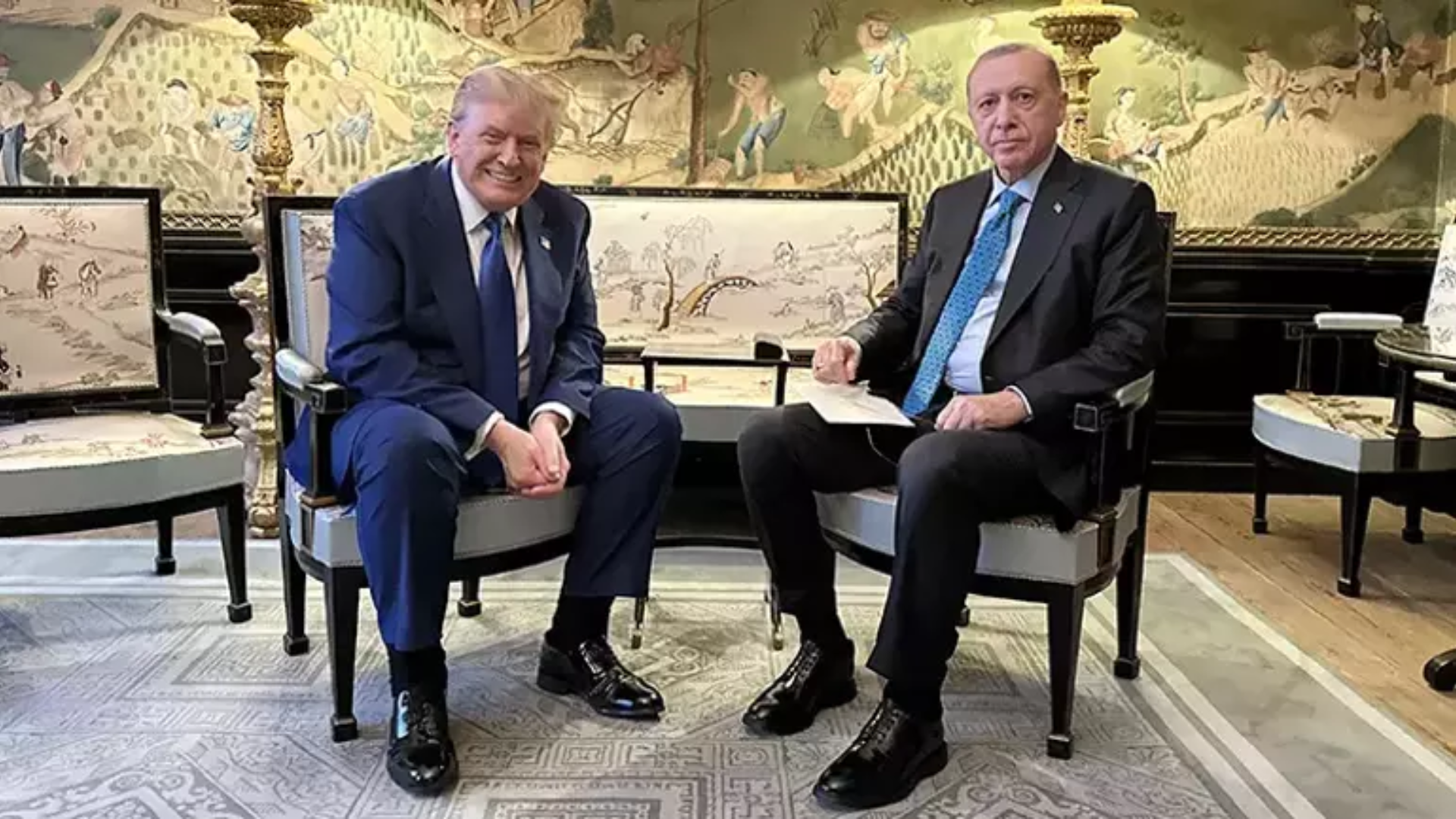 Cumhurbaşkanı Erdoğan ile ABD Başkanı Trump Görüşmesi